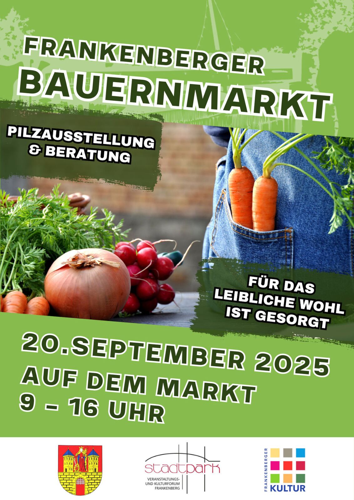 Bauernmarkt am 20.09.2025 auf dem Frankenberger Marktplatz